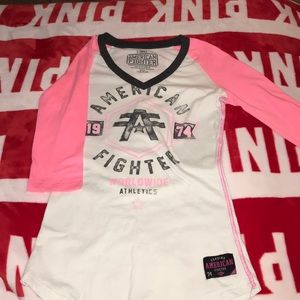american fighter baseball tee